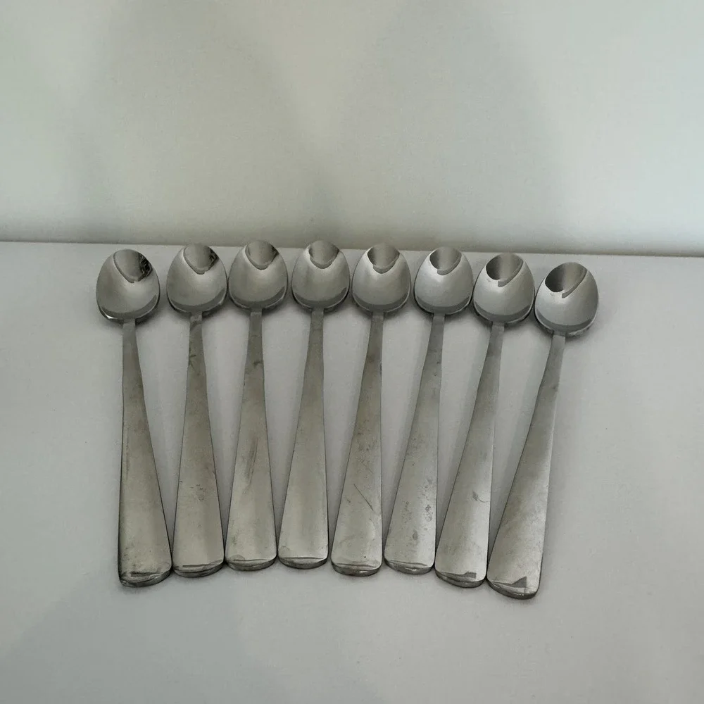 Oneida Nocha 8 Stainless Steel Iced Beverage Spoons